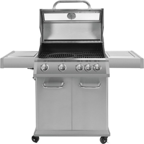 GRILL GAZOWY 4+1 STAL NIERDZEWNA 14.2KW, Z SZYBĄ GRILL GAZOWY 4+1 STAL NIERDZEWNA 14.2KW, Z SZYBĄ