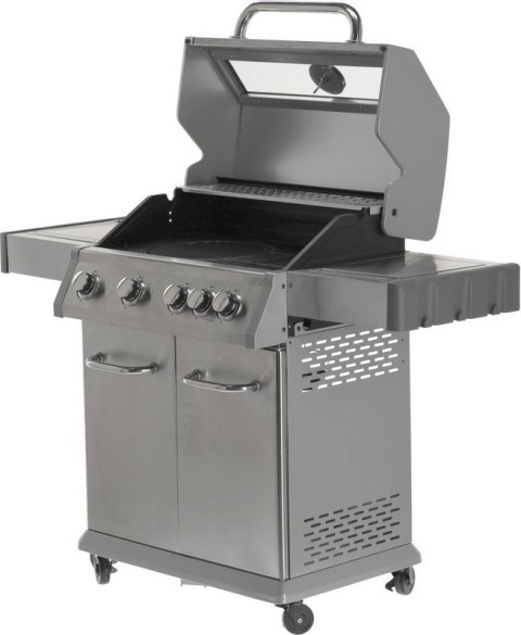 GRILL GAZOWY 4+1 STAL NIERDZEWNA 14.2KW, Z SZYBĄ GRILL GAZOWY 4+1 STAL NIERDZEWNA 14.2KW, Z SZYBĄ