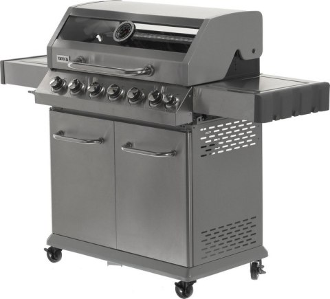 GRILL GAZOWY 6+1 STAL NIERDZEWNA 20.5KW, Z SZYBĄ GRILL GAZOWY 6+1 STAL NIERDZEWNA 20.5KW, Z SZYBĄ