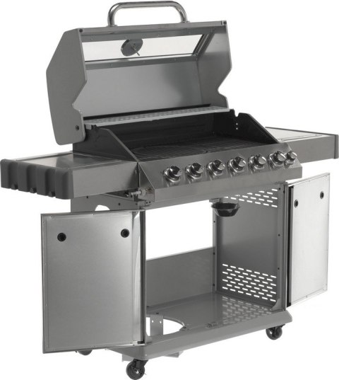GRILL GAZOWY 6+1 STAL NIERDZEWNA 20.5KW, Z SZYBĄ GRILL GAZOWY 6+1 STAL NIERDZEWNA 20.5KW, Z SZYBĄ