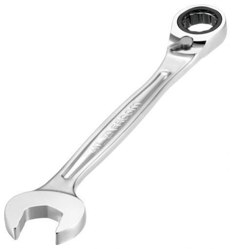 KLUCZ PŁASKO-OCZKOWY Z GRZECHOTKĄ 19MM KLUCZ PŁASKO-OCZKOWY Z GRZECHOTKĄ 19MM