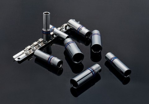ZESTAW NASADEK 3/8'' 8CZ. DŁUGIE 6-KĄT 10-19MM, NA SZYNIE ZESTAW NASADEK 3/8'' 8CZ. DŁUGIE 6-KĄT 10-19MM, NA SZYNIE