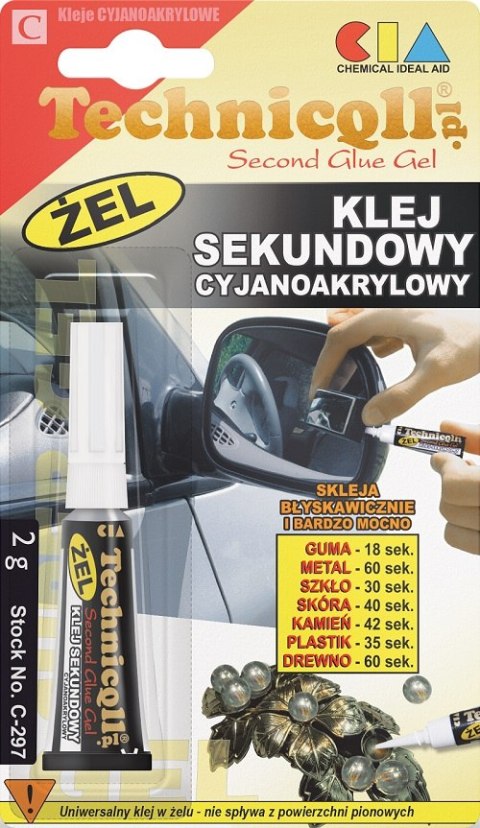 KLEJ SEKUNDOWY ŻEL 2G KLEJ SEKUNDOWY ŻEL 2G