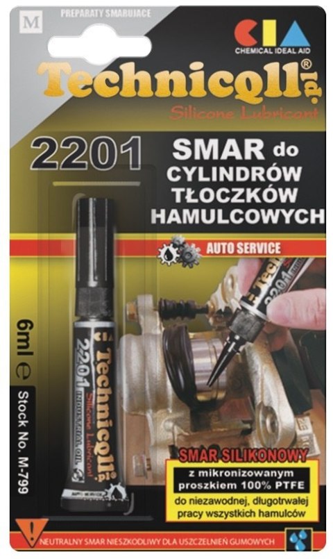 SMAR DO TŁOCZKÓW HAMULCOWYCH 6ML SMAR DO TŁOCZKÓW HAMULCOWYCH 6ML