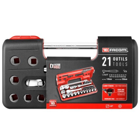 ZESTAW NASADEK 3/8'' 8-32MM, 6-KĄTNE, KASETA ZESTAW NASADEK 3/8'' 8-32MM, 6-KĄTNE, KASETA
