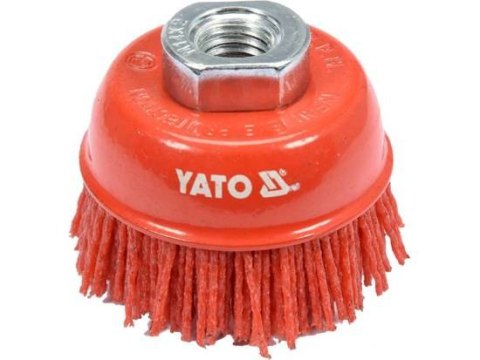 SZCZOTKA TARCZOWA 65MM NYLON TRZPIEŃ 14MM SZCZOTKA TARCZOWA 65MM NYLON TRZPIEŃ 14MM