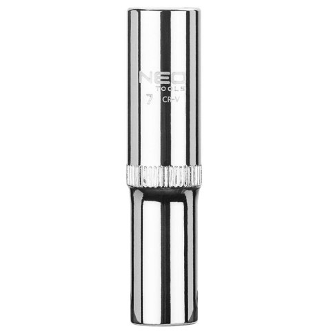 NASADKA DŁUGA 6-KĄTNA CHROMOWANA 1/4'' 7MM NASADKA DŁUGA 6-KĄTNA CHROMOWANA 1/4'' 7MM