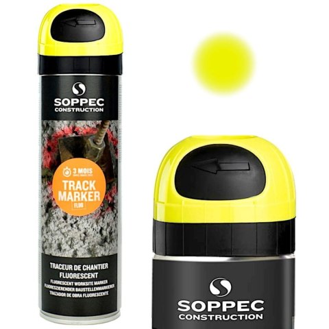 SOPPEC SPRAY GEODEZYJNY TRACK MARKER ŻÓŁTY 500ML SOPPEC SPRAY GEODEZYJNY TRACK MARKER ŻÓŁTY 500ML