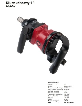 KLUCZ UDAROWY KOMPAKTOWY 1'' HD 1800NM