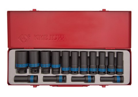 KOMPLET NASADEK UDAROWYCH 1/2 15CZ DŁUGIE 12-KĄT. 8-24MM KOMPLET NASADEK UDAROWYCH 1/2 15CZ DŁUGIE 12-KĄT. 8-24MM