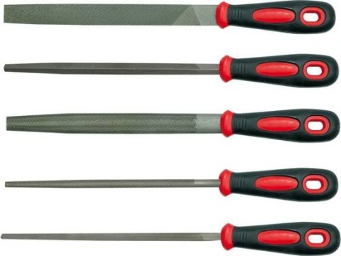 KOMPLET PILNIKÓW DO METALU 200M, 5SZT. KOMPLET PILNIKÓW DO METALU 200M, 5SZT.