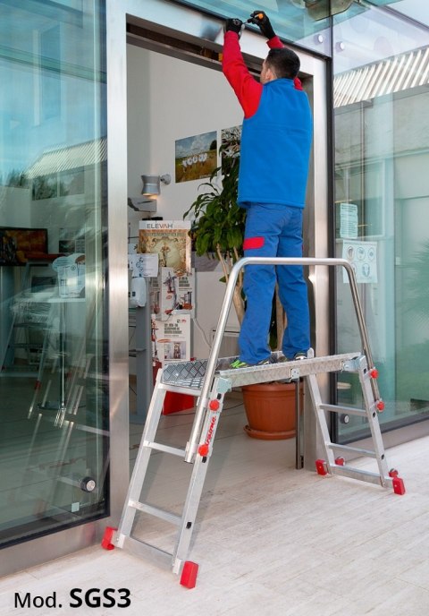 SKŁADANA PLATFORMA ROBOCZA Z PORĘCZĄ SGS3 SKŁADANA PLATFORMA ROBOCZA Z PORĘCZĄ SGS3