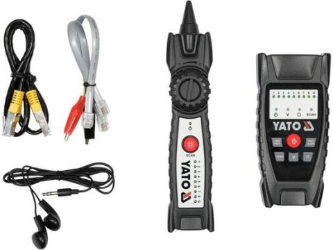 WYKRYWACZ KABLI I TESTER PRZEWODÓW SIECIOWYCH RJ11 RJ45 WYKRYWACZ KABLI I TESTER PRZEWODÓW SIECIOWYCH RJ11 RJ45
