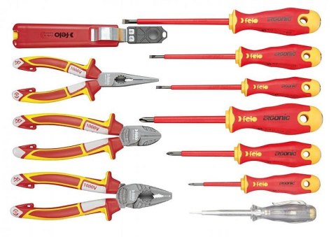 ZESTAW 11 NARZĘDZI DLA ELEKTRYKA FELO W ETUI ZESTAW 11 NARZĘDZI DLA ELEKTRYKA FELO W ETUI