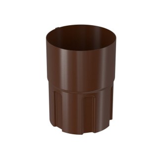 ZŁĄCZKA RURY SPUSTOWEJ STAL 90MM BRĄZ BRYZA