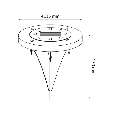 LAMPA SOLARNA LED SOL GRUNTOWA SATYNA LAMPA SOLARNA LED SOL GRUNTOWA SATYNA