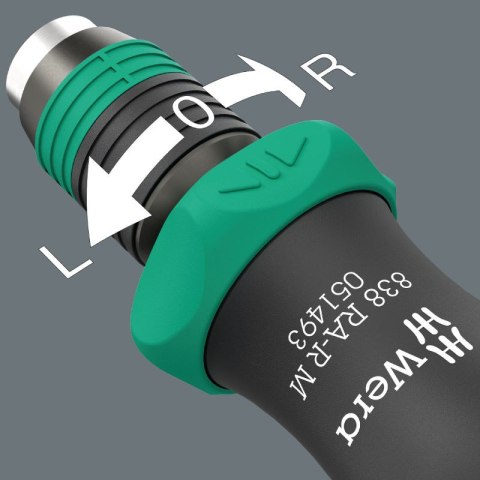 RĘKOJEŚĆ Z UCHWYTEM DO GROTÓW 838 RA-R,FUNKCJA GRZECH. 1/4'' RĘKOJEŚĆ Z UCHWYTEM DO GROTÓW 838 RA-R,FUNKCJA GRZECH. 1/4''