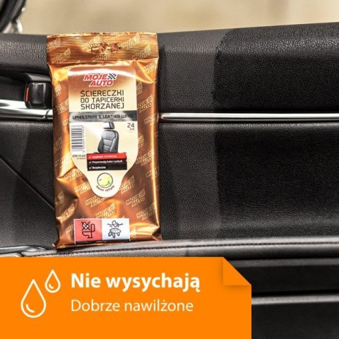 ŚCIERECZKI DO TAPICERKI SKÓRZANEJ - CYTRYNA - 24 SZTUKI ŚCIERECZKI DO TAPICERKI SKÓRZANEJ - CYTRYNA - 24 SZTUKI