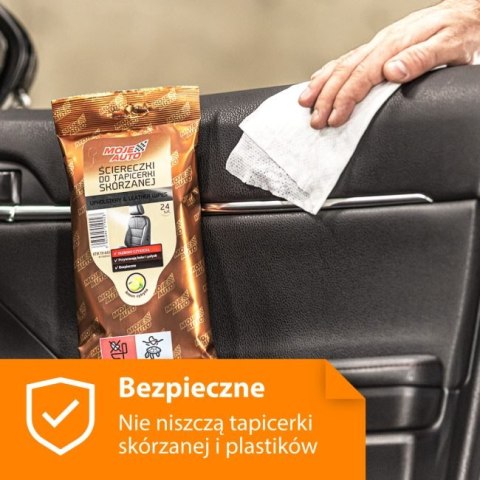 ŚCIERECZKI DO TAPICERKI SKÓRZANEJ - CYTRYNA - 24 SZTUKI ŚCIERECZKI DO TAPICERKI SKÓRZANEJ - CYTRYNA - 24 SZTUKI