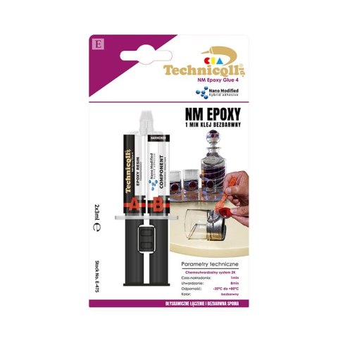 KLEJ EPOKSYDOWY 1 MINUTOWY BEZBARWNY 2*3ML KLEJ EPOKSYDOWY 1 MINUTOWY BEZBARWNY 2*3ML