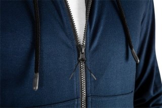 BLUZA ROZPINANA Z KAPTUREM COMFORT GRANATOWA ROZMIAR XXL