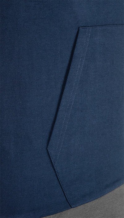 BLUZA ROZPINANA Z KAPTUREM COMFORT GRANATOWA ROZMIAR M