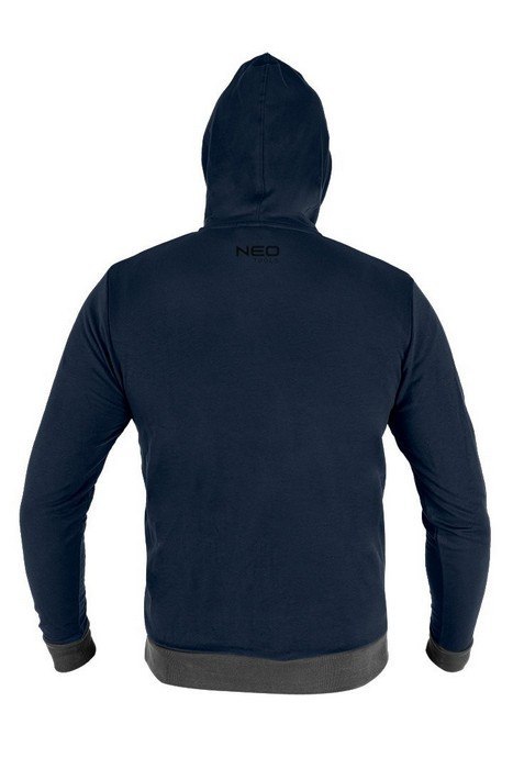 BLUZA ROZPINANA Z KAPTUREM COMFORT GRANATOWA ROZMIAR M