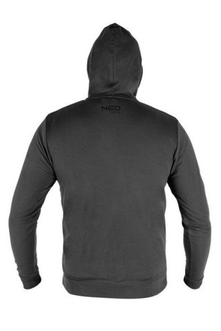 BLUZA ROZPINANA Z KAPTUREM COMFORT SZARA ROZMIAR L