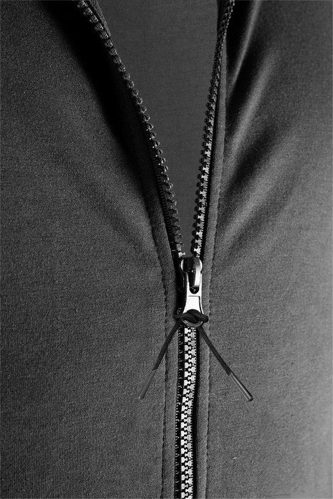 BLUZA ROZPINANA Z KAPTUREM COMFORT SZARA ROZMIAR L