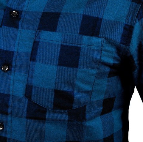 KOSZULA FLANELOWA GRANATOWA ROZMIAR XXXL KOSZULA FLANELOWA GRANATOWA ROZMIAR XXXL