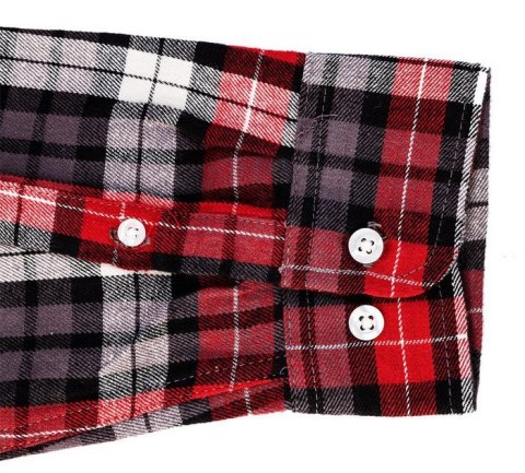 KOSZULA FLANELOWA KRATA CZERWONO-CZARNO-BIAŁA ROZMIAR L KOSZULA FLANELOWA KRATA CZERWONO-CZARNO-BIAŁA ROZMIAR L