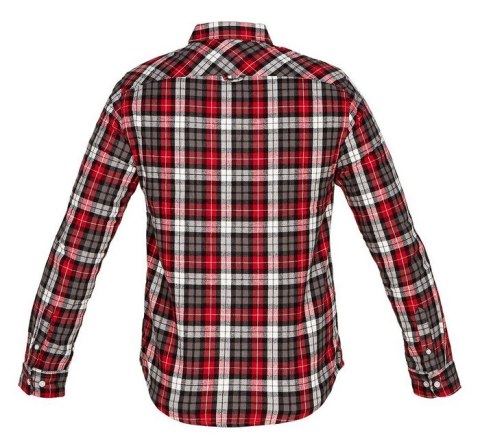 KOSZULA FLANELOWA KRATA CZERWONO-CZARNO-BIAŁA ROZMIAR XXL KOSZULA FLANELOWA KRATA CZERWONO-CZARNO-BIAŁA ROZMIAR XXL