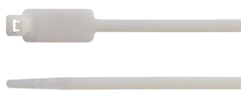 OPASKA KABLOWA Z TABLICZKĄ OPISOWĄ WZDŁUŻNĄ 190*4.8MM OPASKA KABLOWA Z TABLICZKĄ OPISOWĄ WZDŁUŻNĄ 190*4.8MM