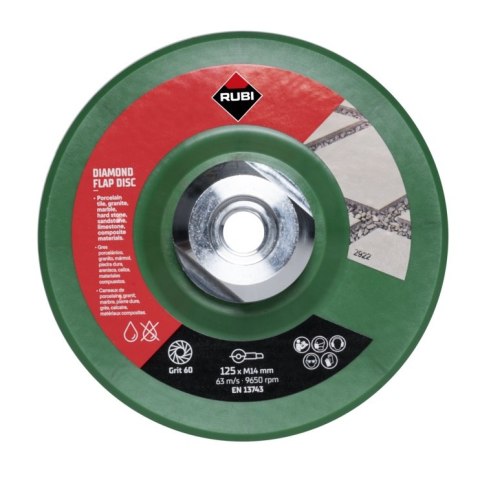 TARCZA ELASTYCZNA FLAP DISC 50/60 115MM ZGRUBNY TARCZA ELASTYCZNA FLAP DISC 50/60 115MM ZGRUBNY