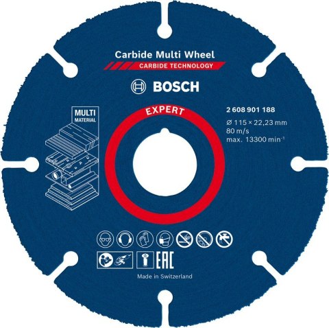 TARCZA UNIWERSALNA EXPERT CARBIDE MULTI WHEEL CMW 115*22MM TARCZA UNIWERSALNA EXPERT CARBIDE MULTI WHEEL CMW 115*22MM