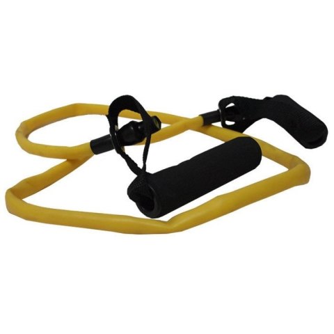 Guma do fitnessu z rączkami SMJ GB-S2109 Heavy żółta Guma do fitnessu z rączkami SMJ GB-S2109 Heavy żółta