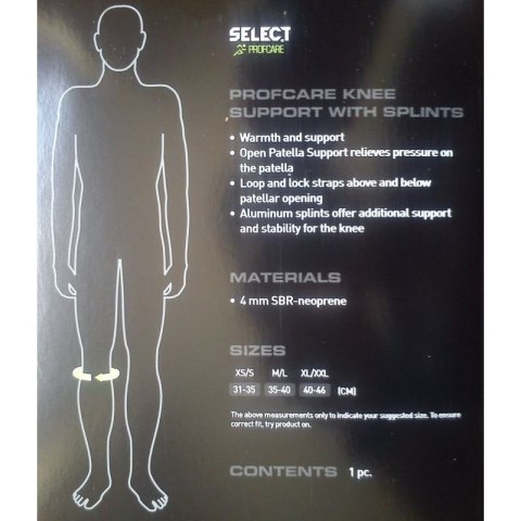 Ochraniacz kolana ze stabilizatorem Select 6204 Ochraniacz kolana ze stabilizatorem Select 6204