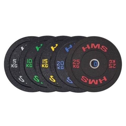 Talerz olimpijski HMS YELLOW BUMPER 15 kg HTBR15
