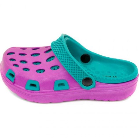 Klapki Aqua-speed Silvi JR kol 09 fioletowo niebieskie