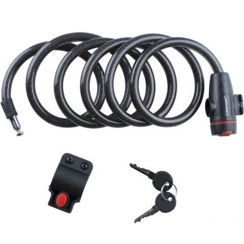 Zapięcie rowerowe Dunlop spiral cable lock 12 mm ST 56376 Zapięcie rowerowe Dunlop spiral cable lock 12 mm ST 56376