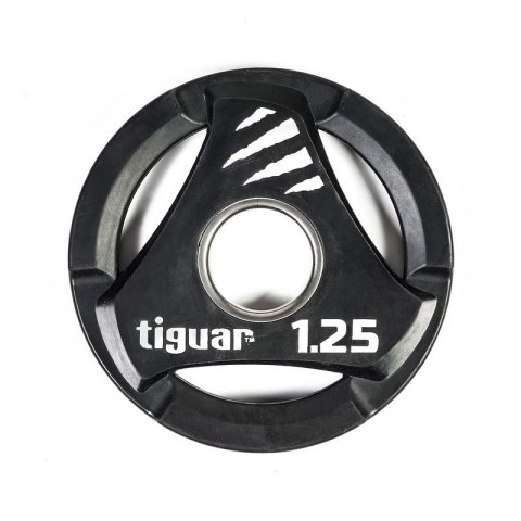 Talerz olimpijski tiguar PU 1,25 kg TI-WTPU00125 Talerz olimpijski tiguar PU 1,25 kg TI-WTPU00125