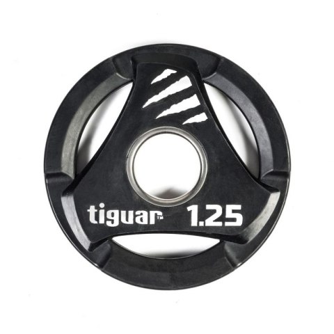 Talerz olimpijski tiguar PU 1,25 kg TI-WTPU00125 Talerz olimpijski tiguar PU 1,25 kg TI-WTPU00125