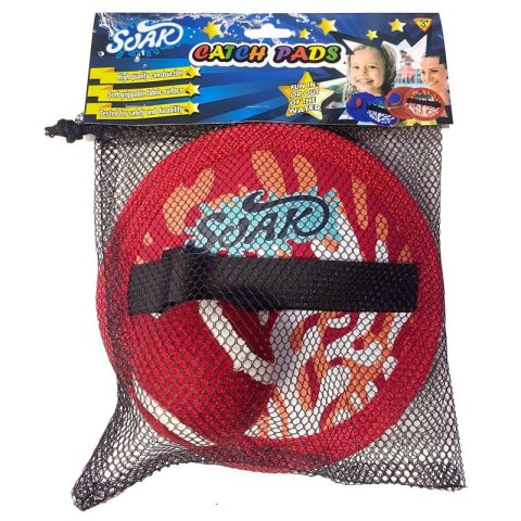 Gra Na Rzepy Catch Ball Czerwona Solex AN-0510R Gra Na Rzepy Catch Ball Czerwona Solex AN-0510R