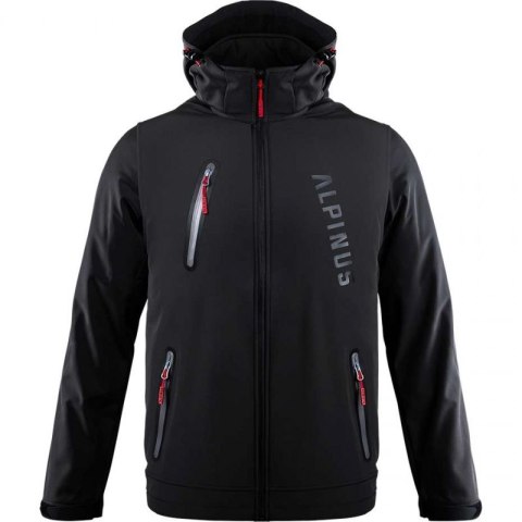 Kurtka softshell Alpinus Denali czarna M BR43381 Kurtka softshell Alpinus Denali czarna M BR43381