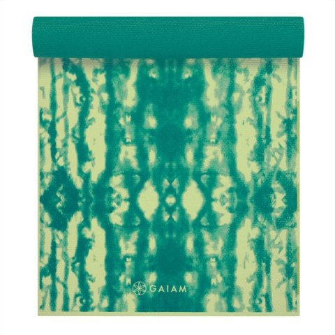 Mata do Jogi dwustronna GAIAM Turquoise Lotus 6 MM 62344