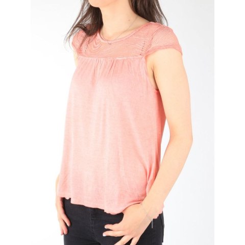 Koszulka Wrangler Capsleeve Tee Coral Peach W W7337FDJX Koszulka Wrangler Capsleeve Tee Coral Peach W W7337FDJX