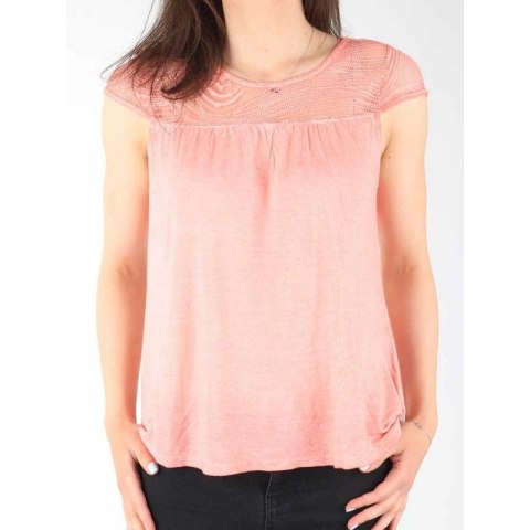 Koszulka Wrangler Capsleeve Tee Coral Peach W W7337FDJX Koszulka Wrangler Capsleeve Tee Coral Peach W W7337FDJX