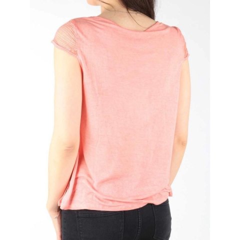 Koszulka Wrangler Capsleeve Tee Coral Peach W W7337FDJX Koszulka Wrangler Capsleeve Tee Coral Peach W W7337FDJX