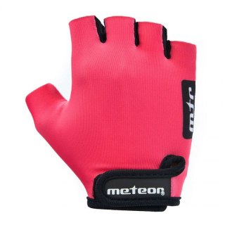 Rękawiczki rowerowe Meteor Pink Jr 26196-26197-26198