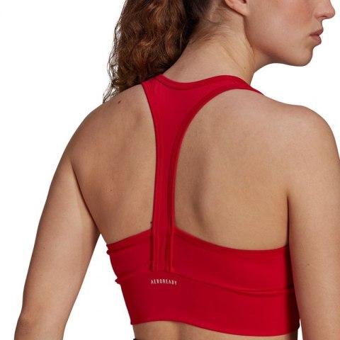 Stanik sportowy adidas Farm All-Over-Print Bra Top Aeroready W GM7144